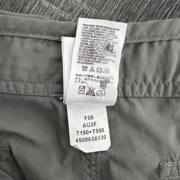The North Face Women's Convertible Cargo Pants Gray Size 8 - Picture 11 of 11